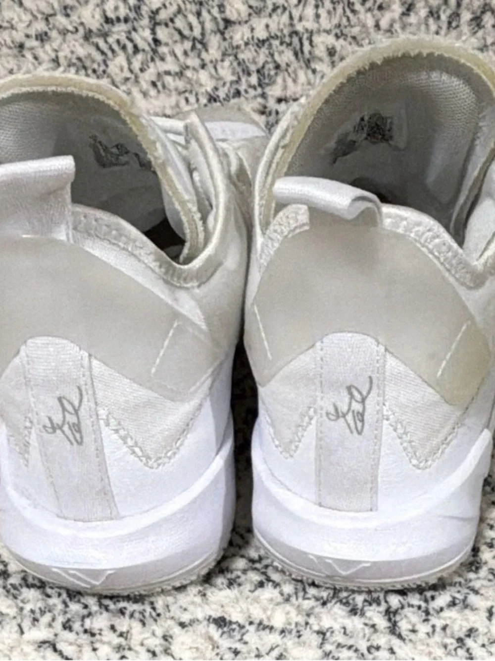 Jordan Why Not Zer0.4 Men's Mid Top Basketball Sneakers Lace Up Triple White